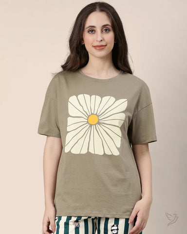 Oversize Tee - Spanish Green