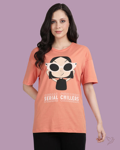 Oversize Tee - Salmon