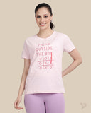 Relaxed fit tee - Parfait Pink