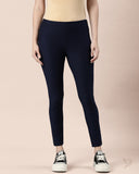Coloured Jegging - Navy classic