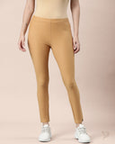 Coloured Jegging - Caramel custard