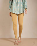 Viscose Ankle Legging - Honey Mustard