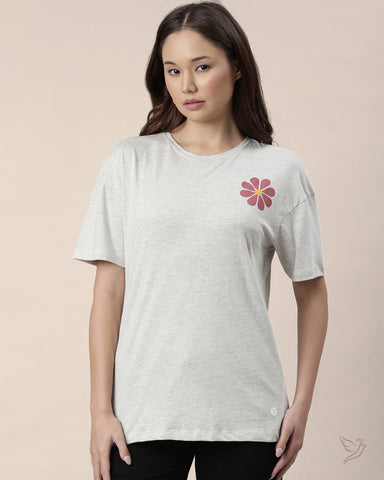 Oversize Tee – Almond Peach