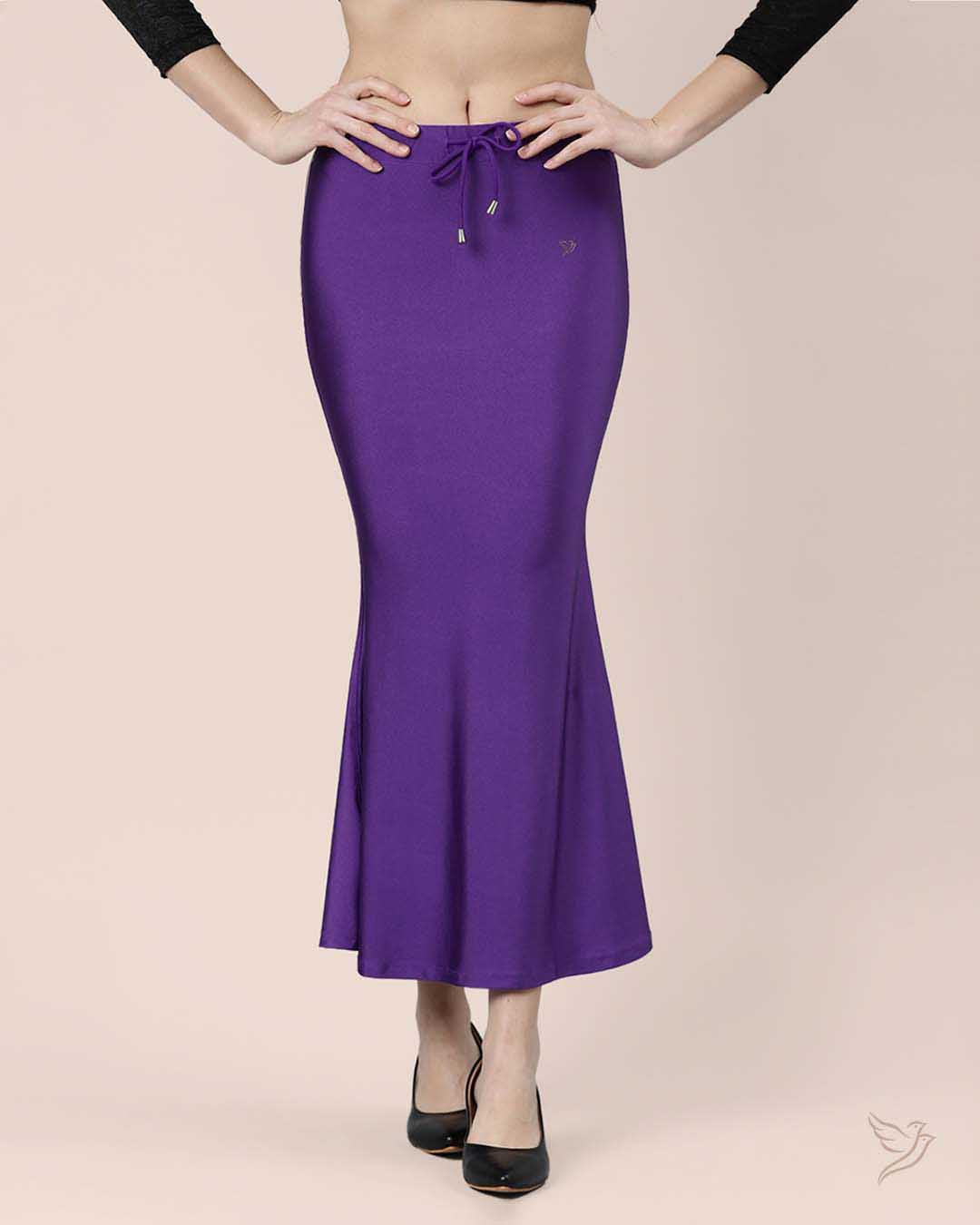 Women Saree Shaper Electric Violet Twin Birds Store