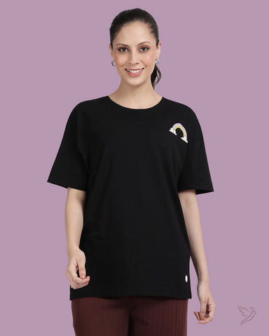 Oversize Tee - Jet Black