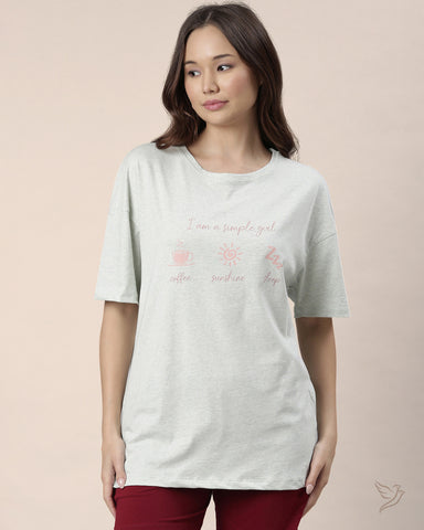 Oversize Tee – Pale Blue