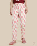 Printed Night Pant - Egg Nog
