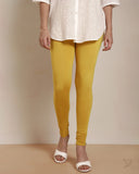 Viscose Churidar Legging - Canary Bird