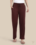 Textured Night Pant - Belgian Cocoa