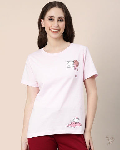 Relaxed fit tee - Cherry Blossom