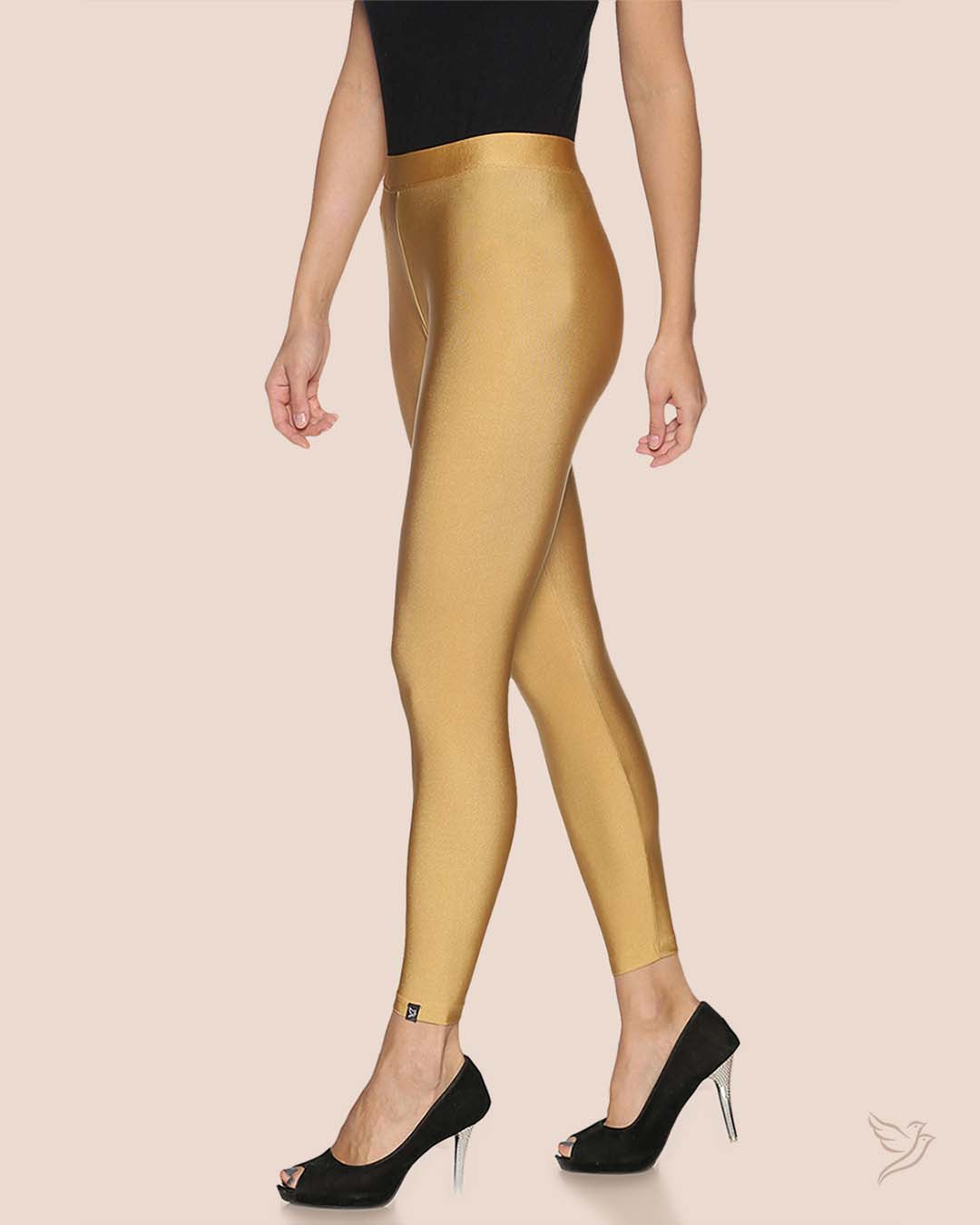 Gold Mine Shimmer Legging for College Girls