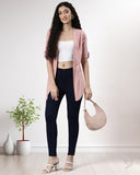 Shrug High Low - Dusty Pink