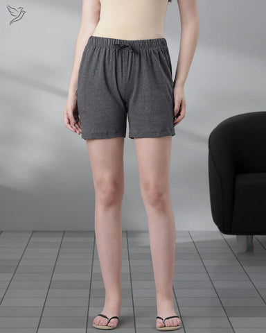 Solid Night Shorts - Charcoal Grey