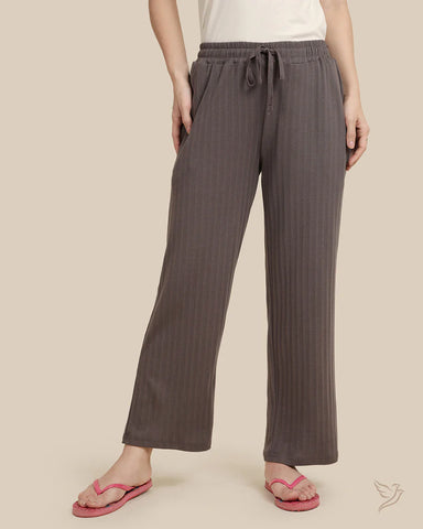 Textured Night Pant - Elephant Grey