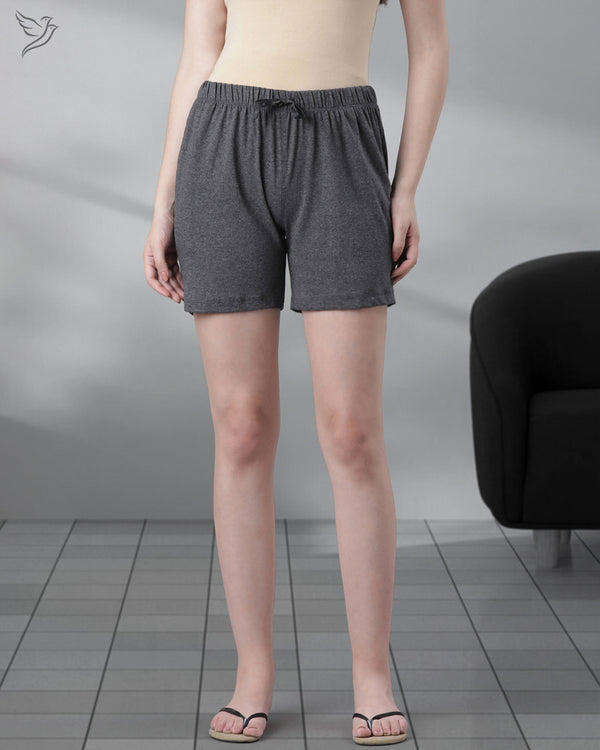 Solid Night Shorts - Charcoal Grey