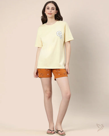 Oversize Tee - Wheat Field