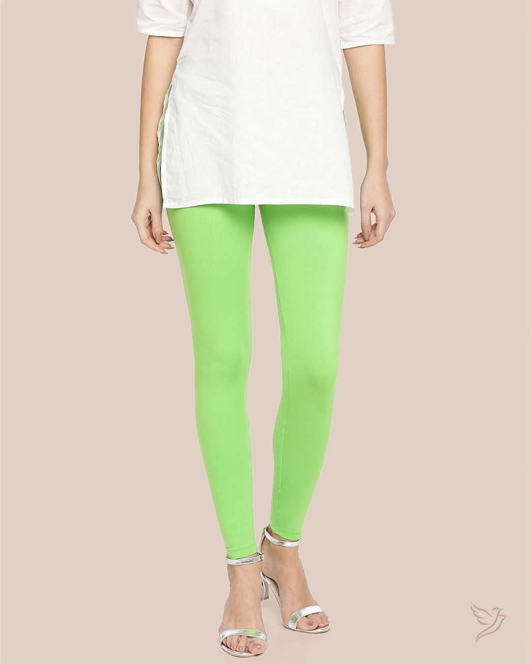 Chloro Phyll Cotton Ankle Legging