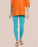 Cotton Ankle Legging - Pool Side