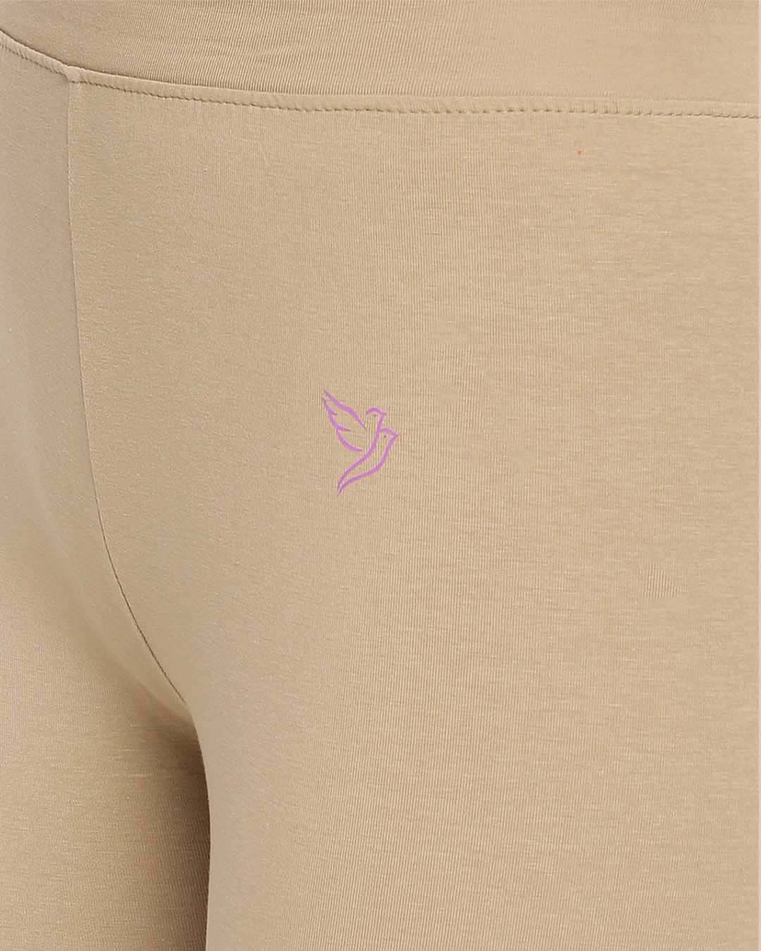 Luxury Sand Castle Cotton Ankle Legging  