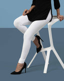 Bamboo Modal Churidar Legging - White