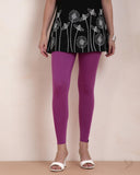 Cotton Ankle Legging - Fuchsia Violet