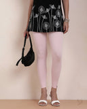 Cotton Ankle Legging - Mid Pink