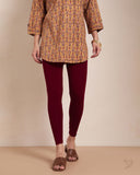 Viscose Ankle Legging - Cherry Berry