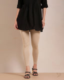 Cotton Ankle Legging - Butter Scotch