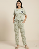 Adobe Printed Co-ord Set - Sage scatter Alfalfa