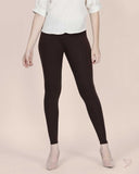 Viscose Ankle Legging - Dark Chocolate