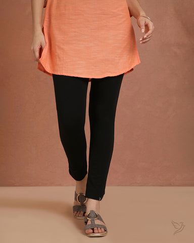 Sleek Kurti Pant - Carbon Black