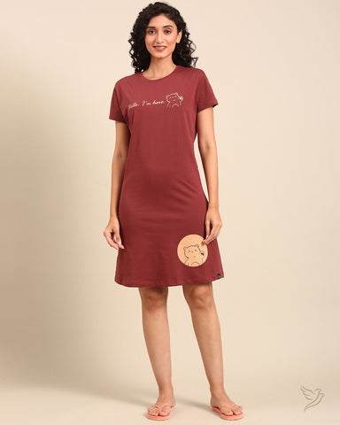 Long Tee - Espresso Brown