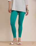 Cotton Ankle Legging - Pool Side