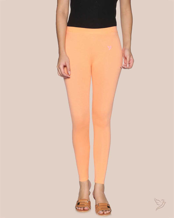 Pumpkin Puree Cotton Ankle Legging