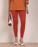 Viscose Ankle Legging - Terracota