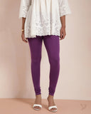 Cotton Churidar Legging - Vapour Violet
