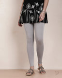 Cotton Ankle Legging - Polar Smoke