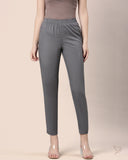 Flexi Kurti Pant - Steel Grey