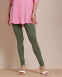 Cotton Churidar Legging - Cactus
