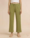 Textured Night Pant - Matcha
