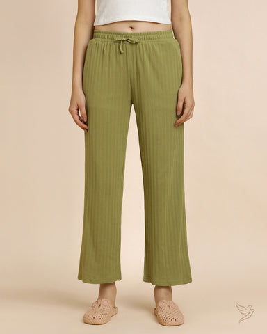 Textured Night Pant - Matcha