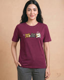 Relaxed Fit Tee – Beet Red