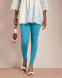 Cotton Churidar Legging - Cyan Cyan