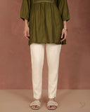 Flexi Kurti Pant - Vanilla