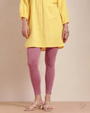 Cotton Ankle Legging - Pink Punch