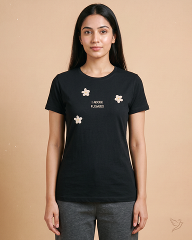 Relaxed Fit Tee - Jet Black