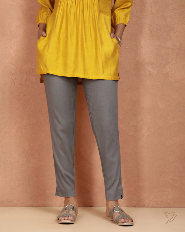 Flexi Kurti Pant - Steel Grey