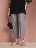 Viscose Kurti Pant - Anthrazite Grey