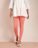 Cotton Churidar Legging - Amber Flower