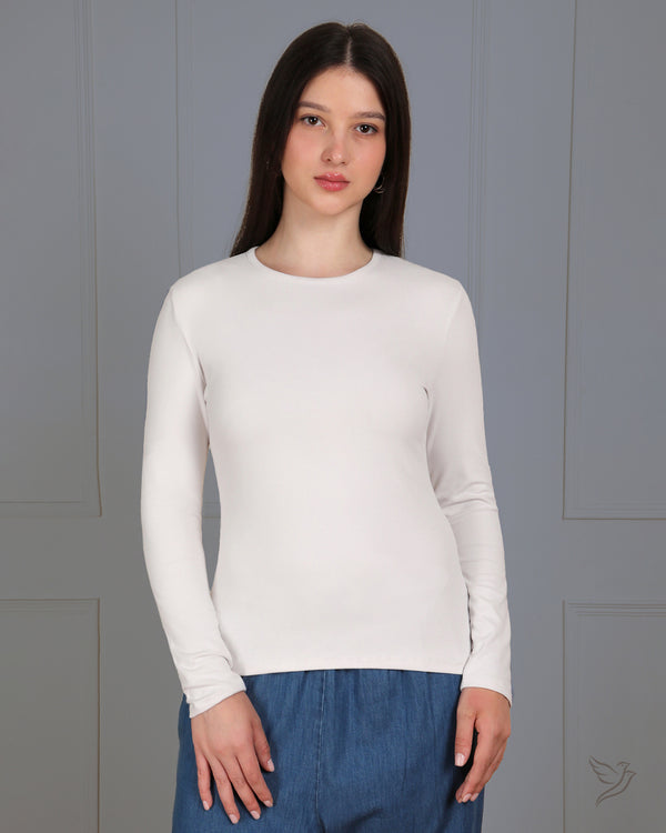 Sleek Fit Full Sleeve Tee - SnowyPeak